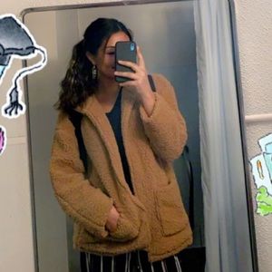teddy bear coat from forever 21